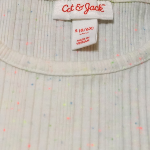 Cat & Jack Confetti Ribbed Shirt - Picture 2 of 2